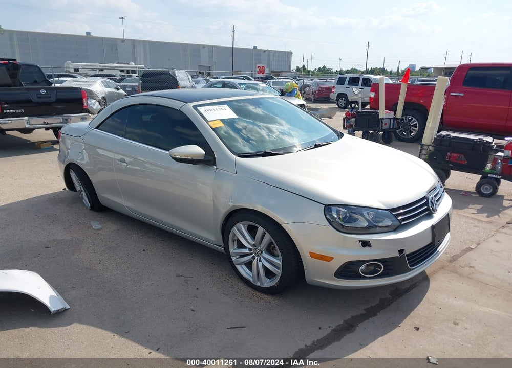 2012 VOLKSWAGEN EOS EXECUTIVE VIN: WVWFW7AH2CV012017