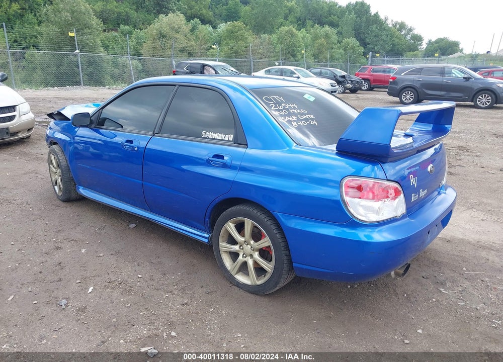 2007 SUBARU IMPREZA VIN: JF1GD74677G516874