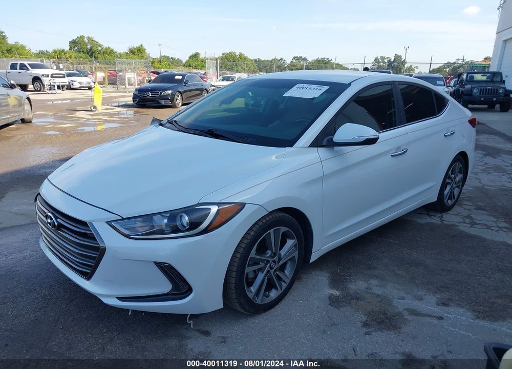 2017 HYUNDAI ELANTRA LIMITED VIN: 5NPD84LF6HH005090