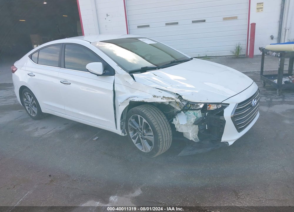 2017 HYUNDAI ELANTRA LIMITED VIN: 5NPD84LF6HH005090