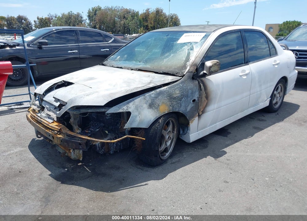 2002 MITSUBISHI LANCER OZ RALLY VIN: JA3AJ86E62U051600