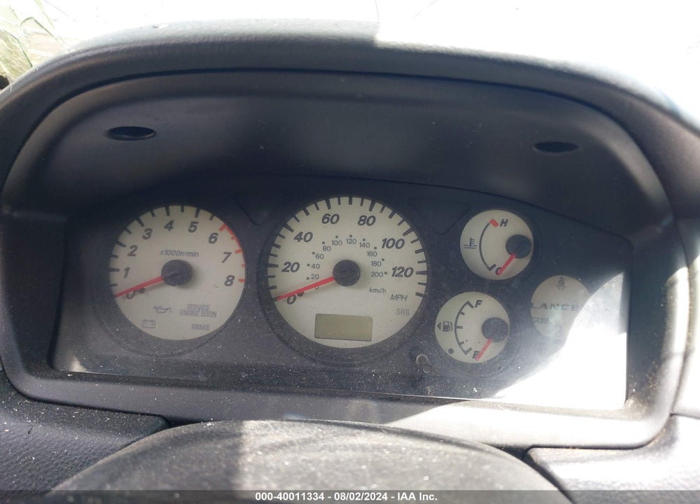 2002 MITSUBISHI LANCER OZ RALLY VIN: JA3AJ86E62U051600