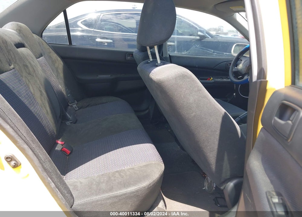 2002 MITSUBISHI LANCER OZ RALLY VIN: JA3AJ86E62U051600