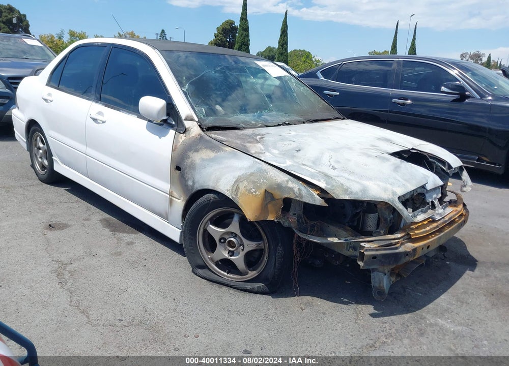 2002 MITSUBISHI LANCER OZ RALLY VIN: JA3AJ86E62U051600