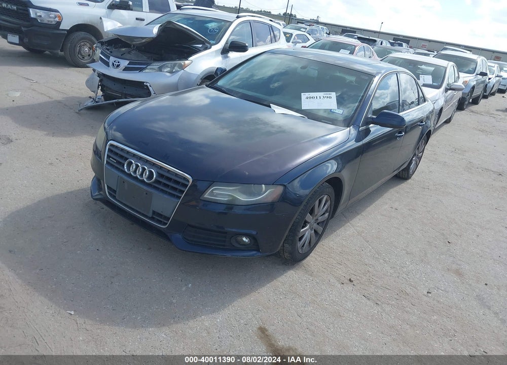 2010 AUDI A4 2.0T PREMIUM VIN: WAUFFAFL6AN024465