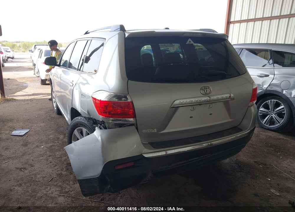 2013 TOYOTA HIGHLANDER SE V6 VIN: 5TDZK3EHXDS094974