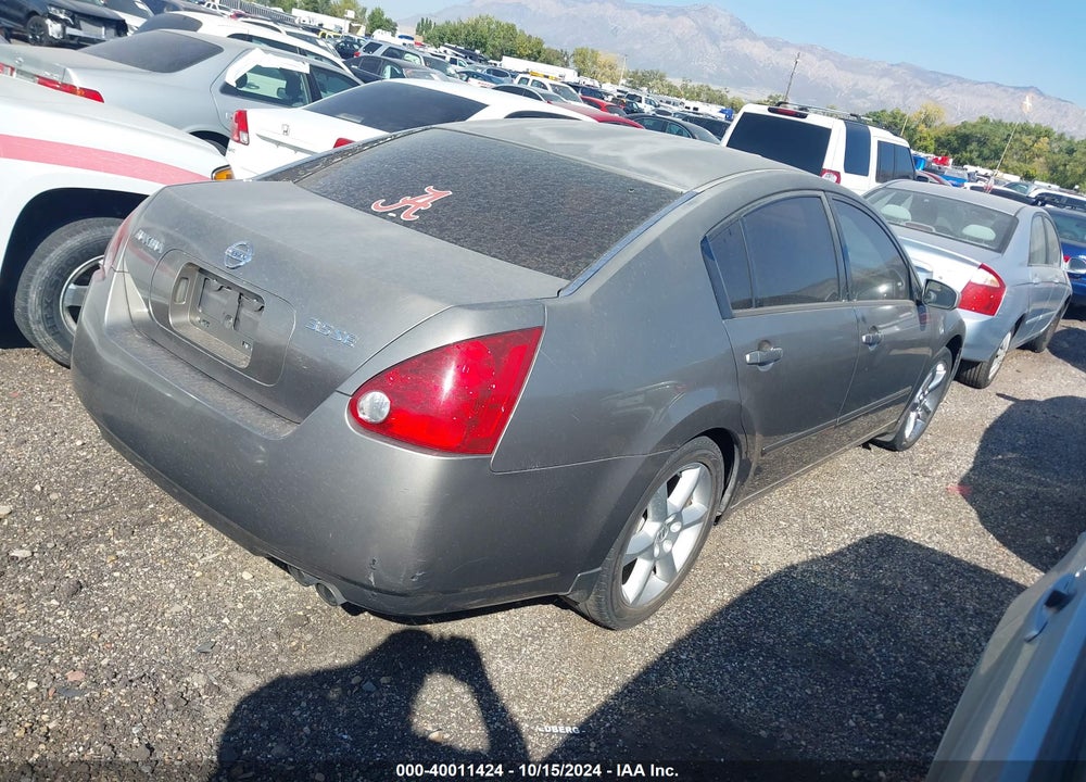 2005 NISSAN MAXIMA 3.5 SE VIN: 1N4BA41E75C868368