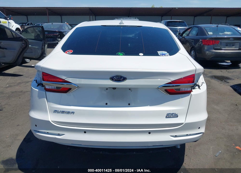 2020 FORD FUSION HYBRID SEL VIN: 3FA6P0MU4LR114127
