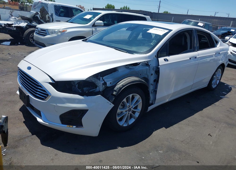 2020 FORD FUSION HYBRID SEL VIN: 3FA6P0MU4LR114127