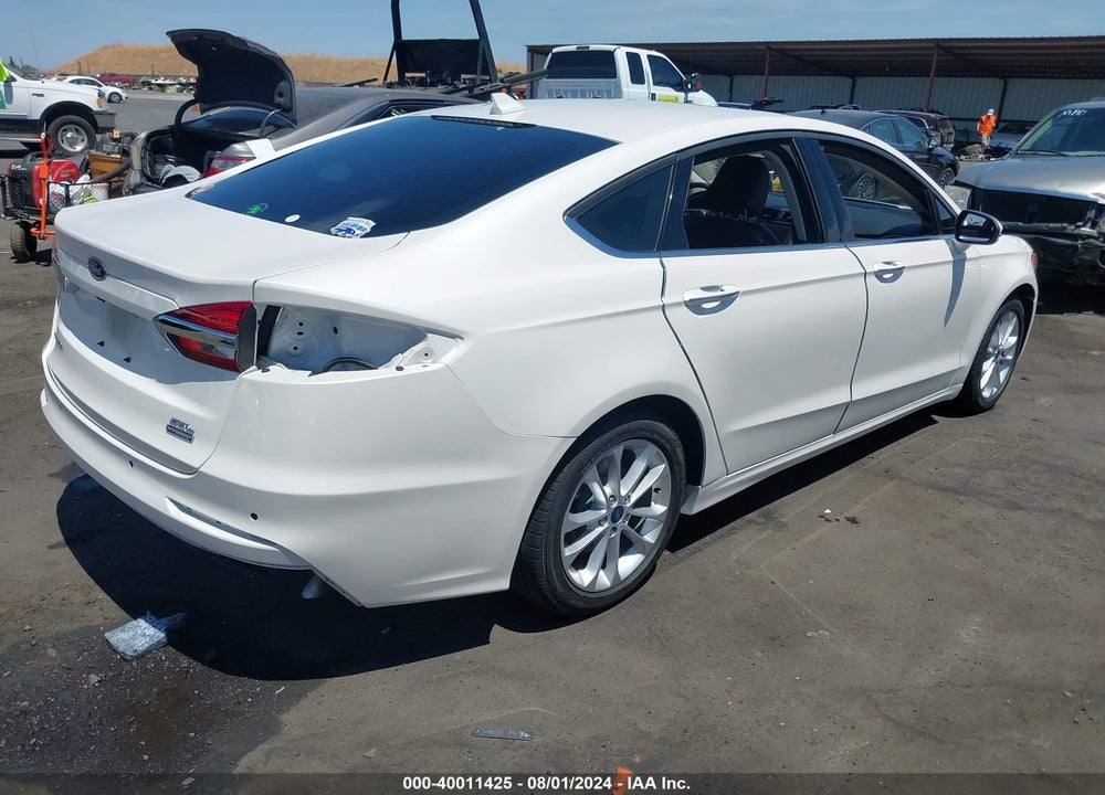 2020 FORD FUSION HYBRID SEL VIN: 3FA6P0MU4LR114127