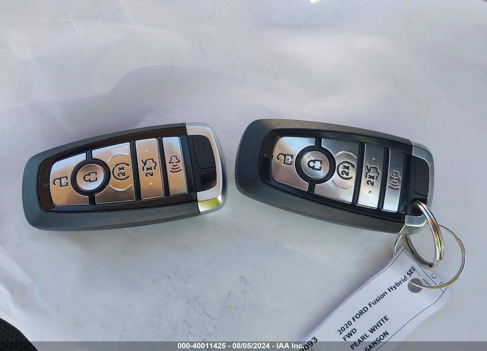 2020 FORD FUSION HYBRID SEL VIN: 3FA6P0MU4LR114127