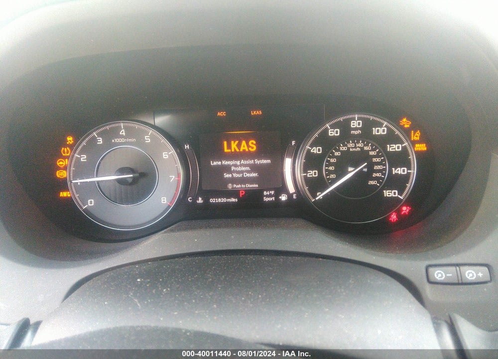2020 ACURA RDX ADVANCE PACKAGE VIN: 5J8TC2H7XLL024201
