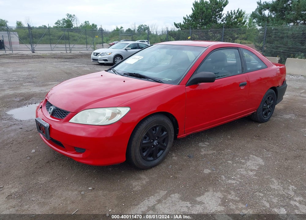 2004 HONDA CIVIC VP VIN: 1HGEM22154L036445