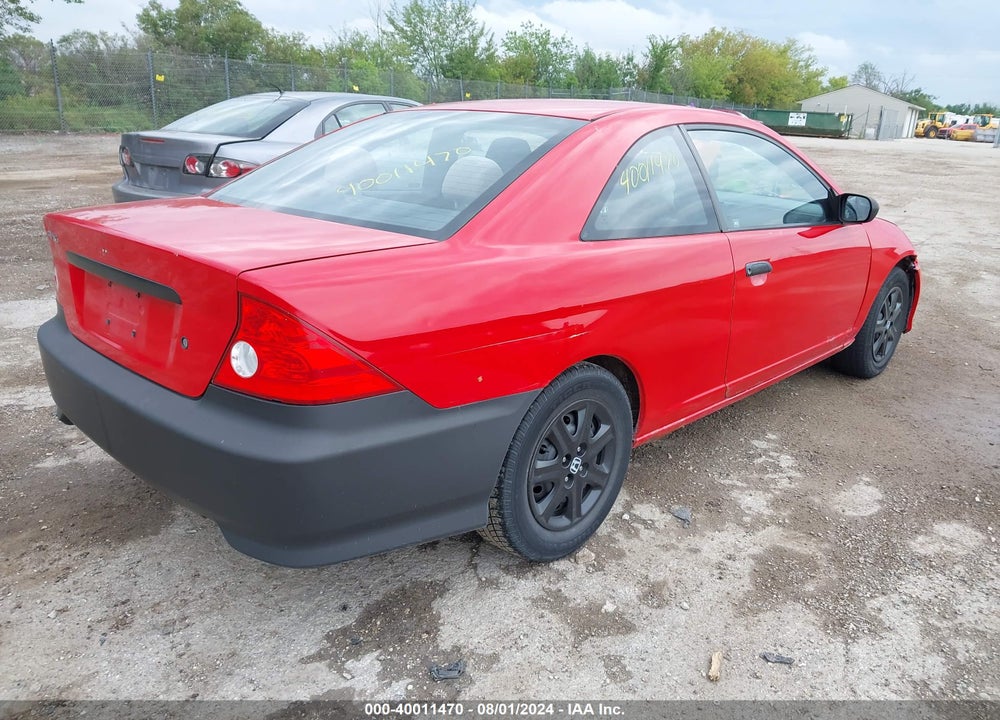 2004 HONDA CIVIC VP VIN: 1HGEM22154L036445