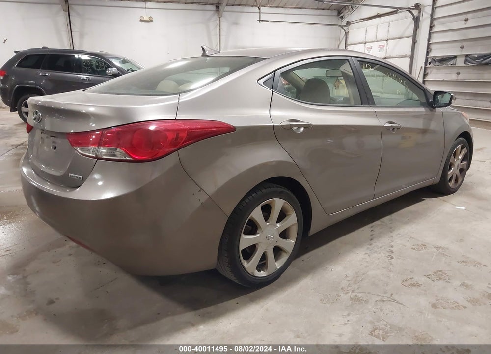 2013 HYUNDAI ELANTRA LIMITED VIN: 5NPDH4AE7DH166214