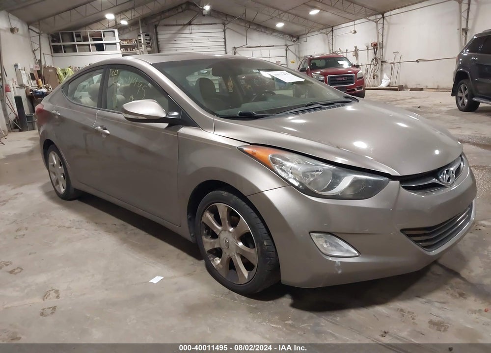 2013 HYUNDAI ELANTRA LIMITED VIN: 5NPDH4AE7DH166214