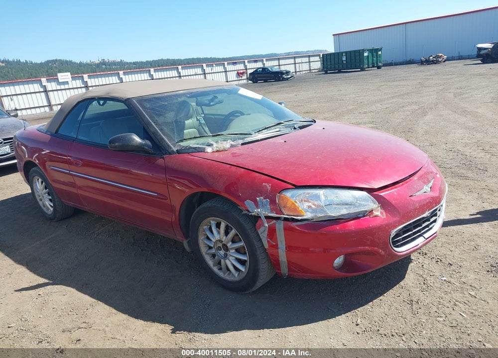 2002 CHRYSLER SEBRING LXI VIN: 1C3EL55R62N310262