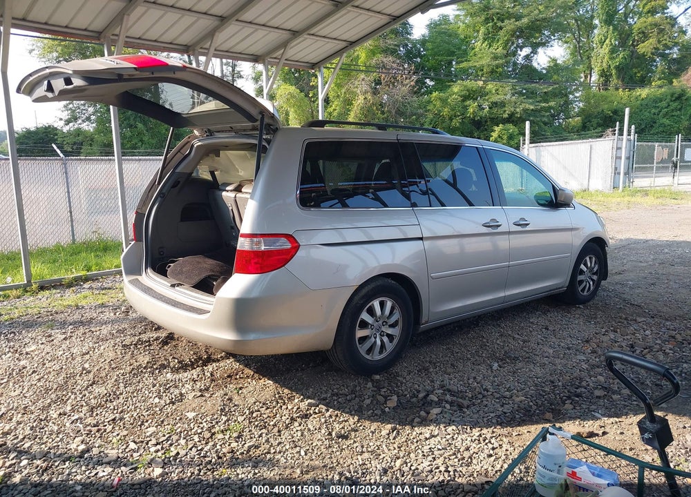 2005 HONDA ODYSSEY EX-L VIN: 5FNRL38765B065283