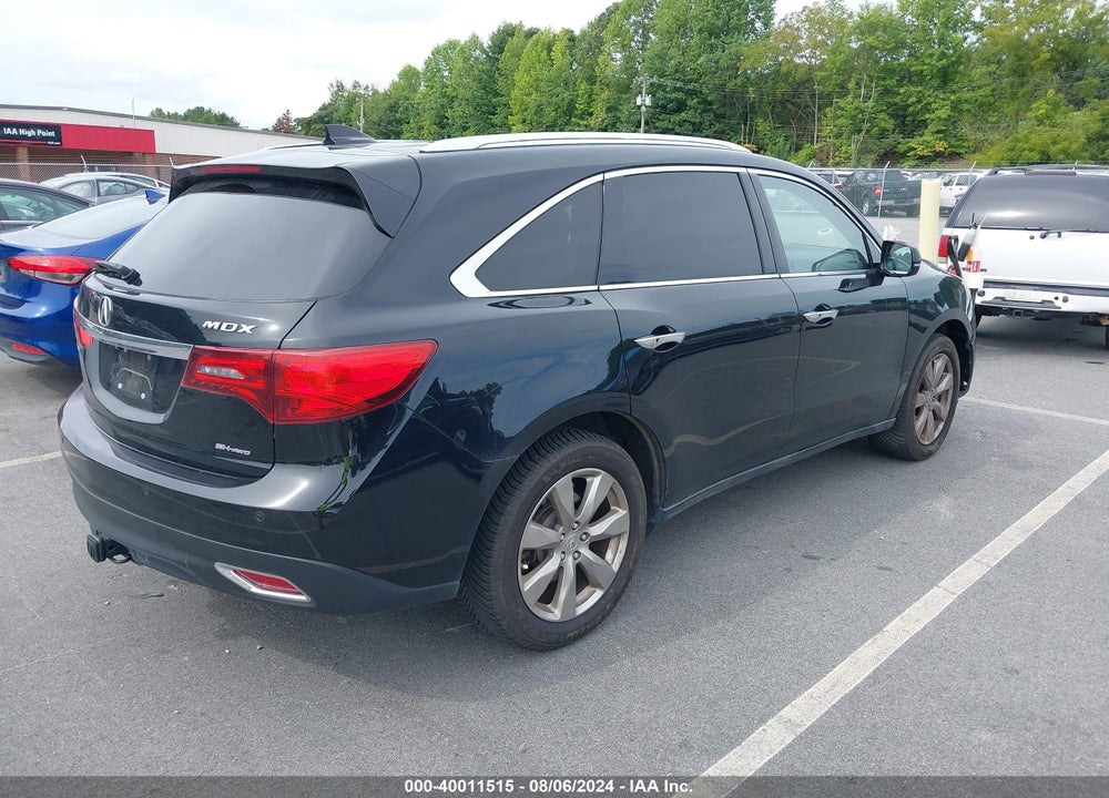 2014 ACURA MDX ADVANCE PKG W/ENTERTAINMENT PKG VIN: 5FRYD4H86EB025467