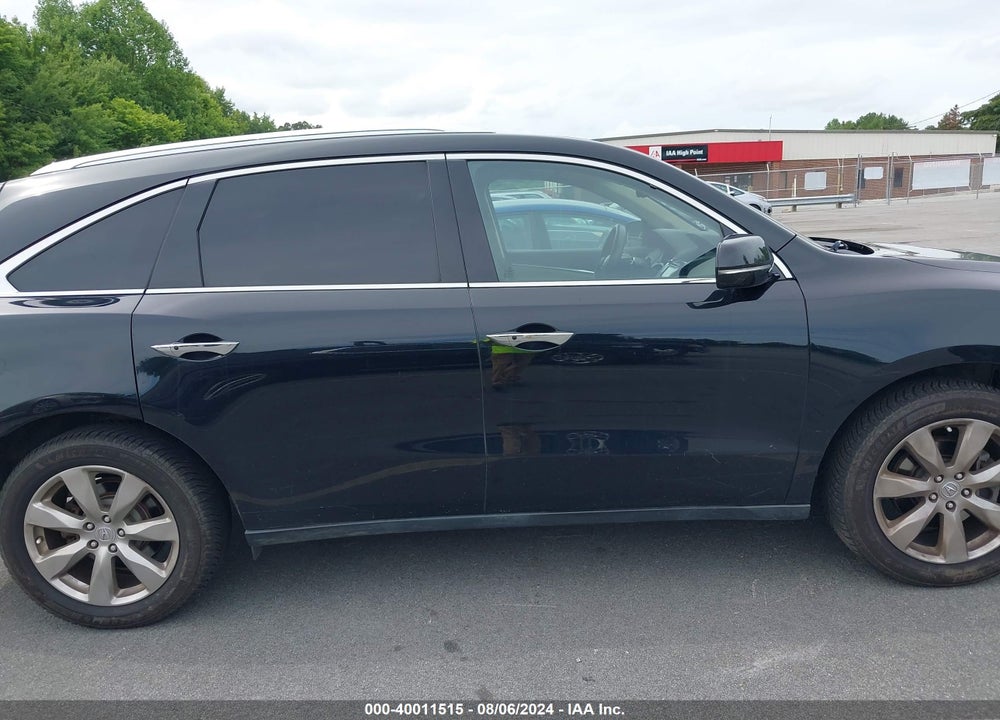 2014 ACURA MDX ADVANCE PKG W/ENTERTAINMENT PKG VIN: 5FRYD4H86EB025467