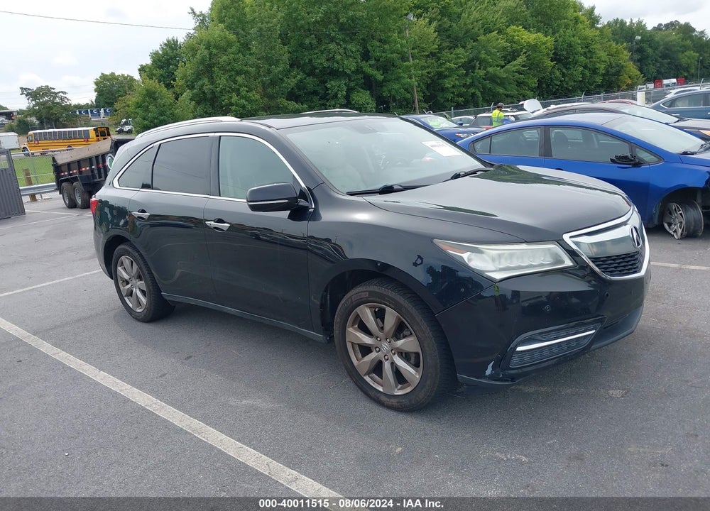 2014 ACURA MDX ADVANCE PKG W/ENTERTAINMENT PKG VIN: 5FRYD4H86EB025467