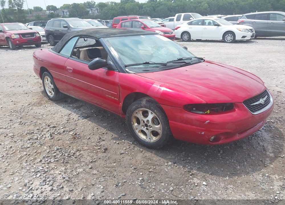 2000 CHRYSLER SEBRING JXI VIN: 3C3EL55H5YT213781