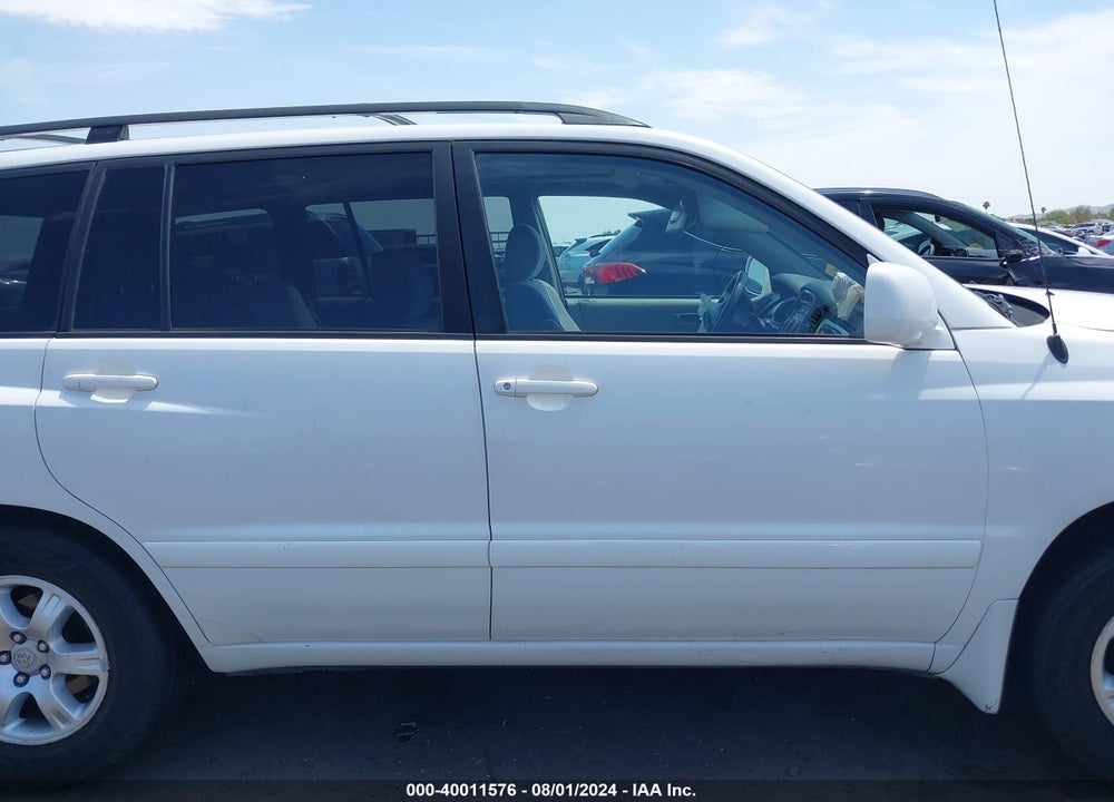 2002 TOYOTA HIGHLANDER V6 VIN: JTEGF21A520034983