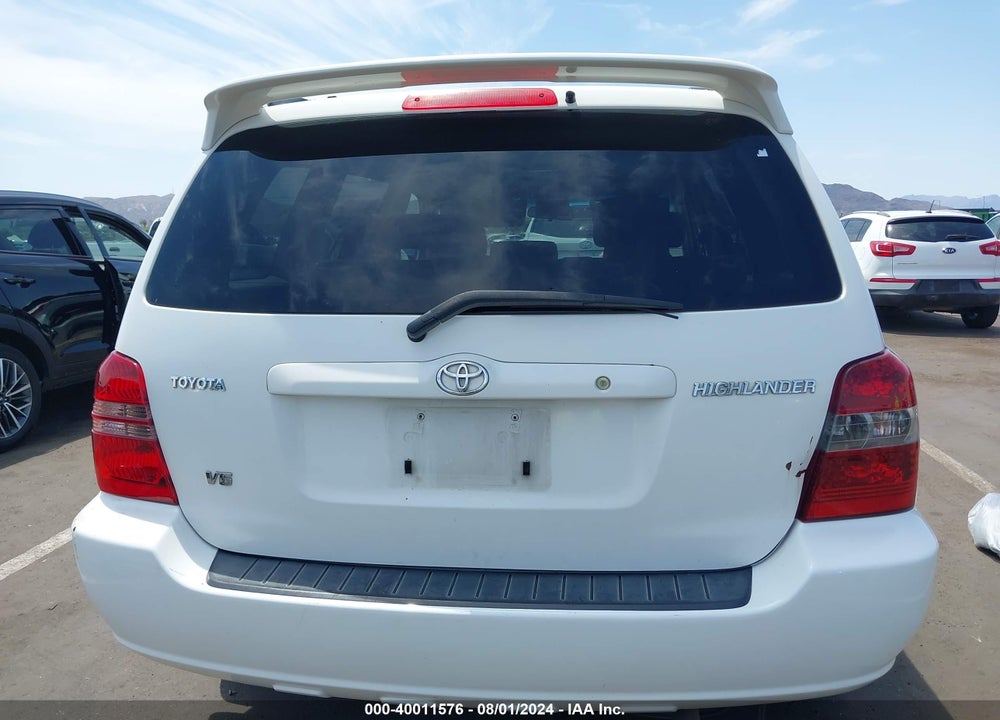 2002 TOYOTA HIGHLANDER V6 VIN: JTEGF21A520034983