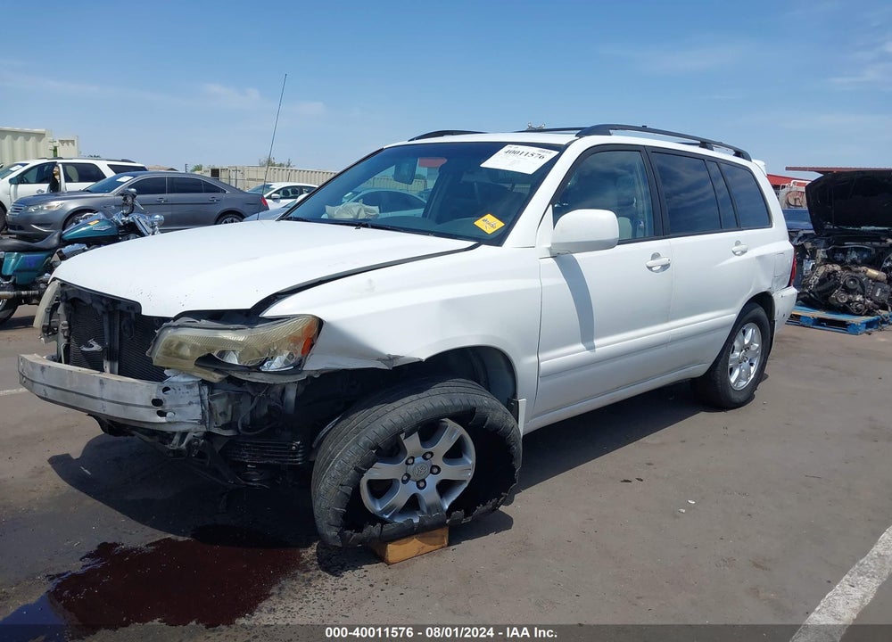 2002 TOYOTA HIGHLANDER V6 VIN: JTEGF21A520034983