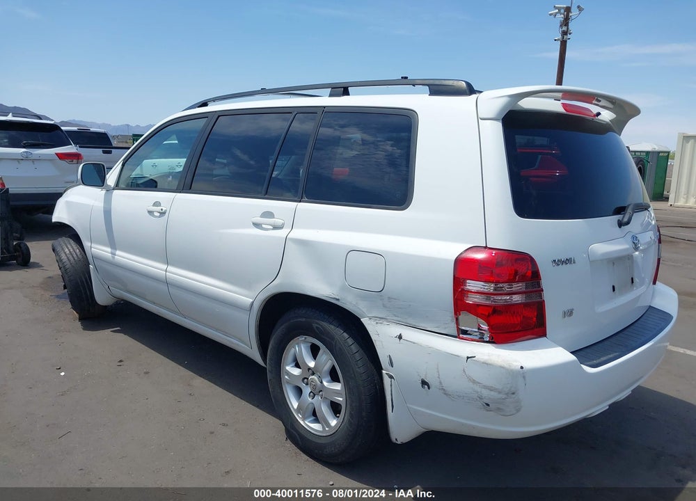 2002 TOYOTA HIGHLANDER V6 VIN: JTEGF21A520034983