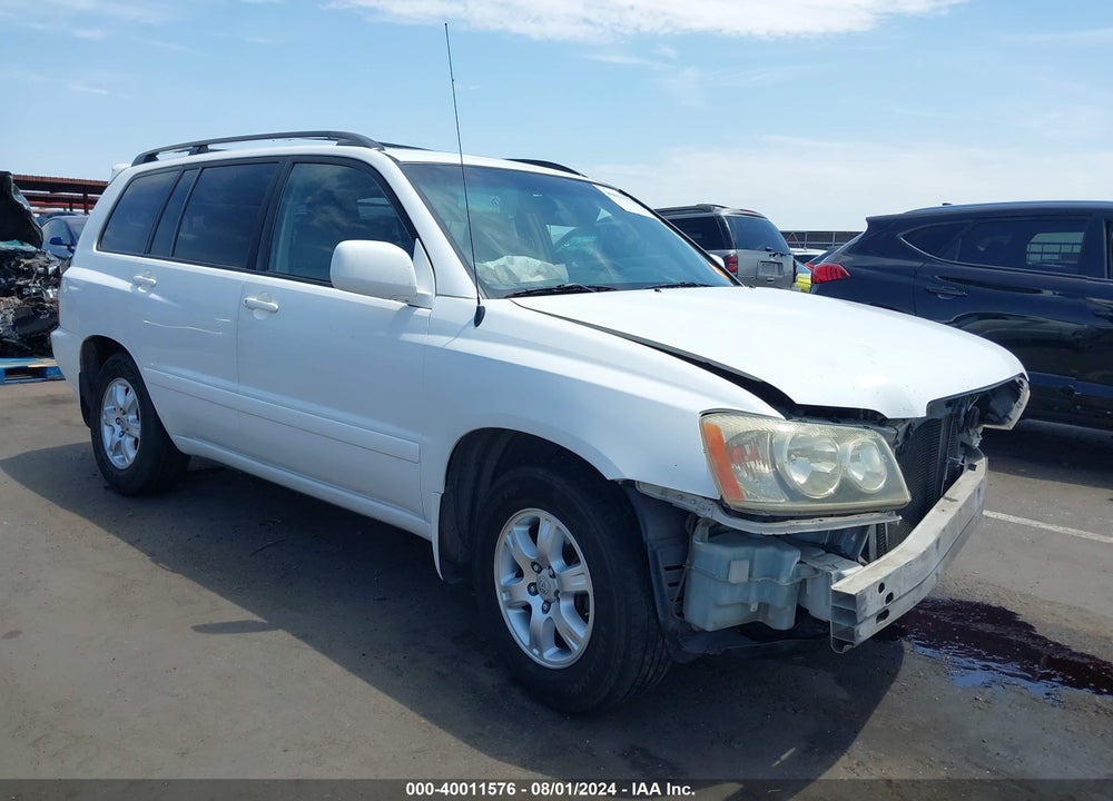 2002 TOYOTA HIGHLANDER V6 VIN: JTEGF21A520034983