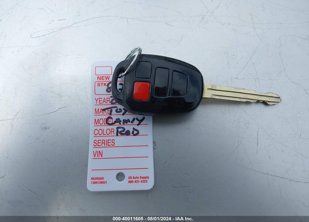 2012 TOYOTA CAMRY LE VIN: 4T4BF1FK2CR201127