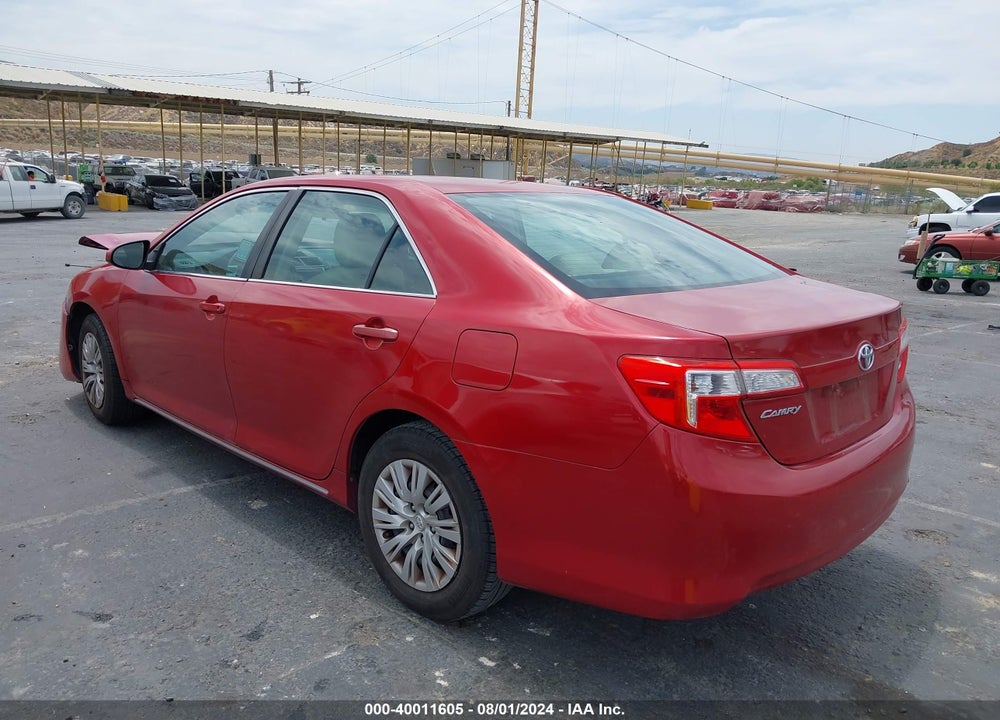 2012 TOYOTA CAMRY LE VIN: 4T4BF1FK2CR201127