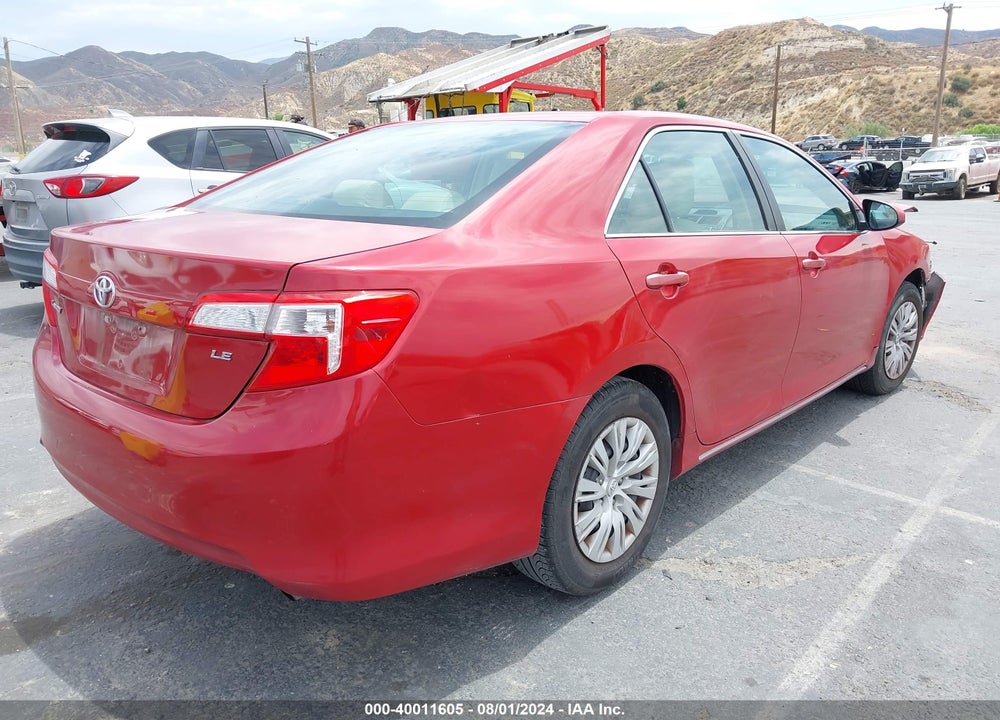 2012 TOYOTA CAMRY LE VIN: 4T4BF1FK2CR201127