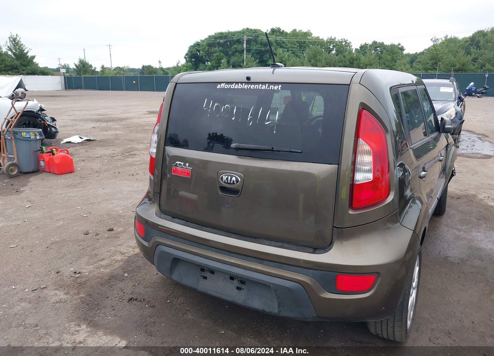 2013 KIA SOUL VIN: KNDJT2A61D7520568
