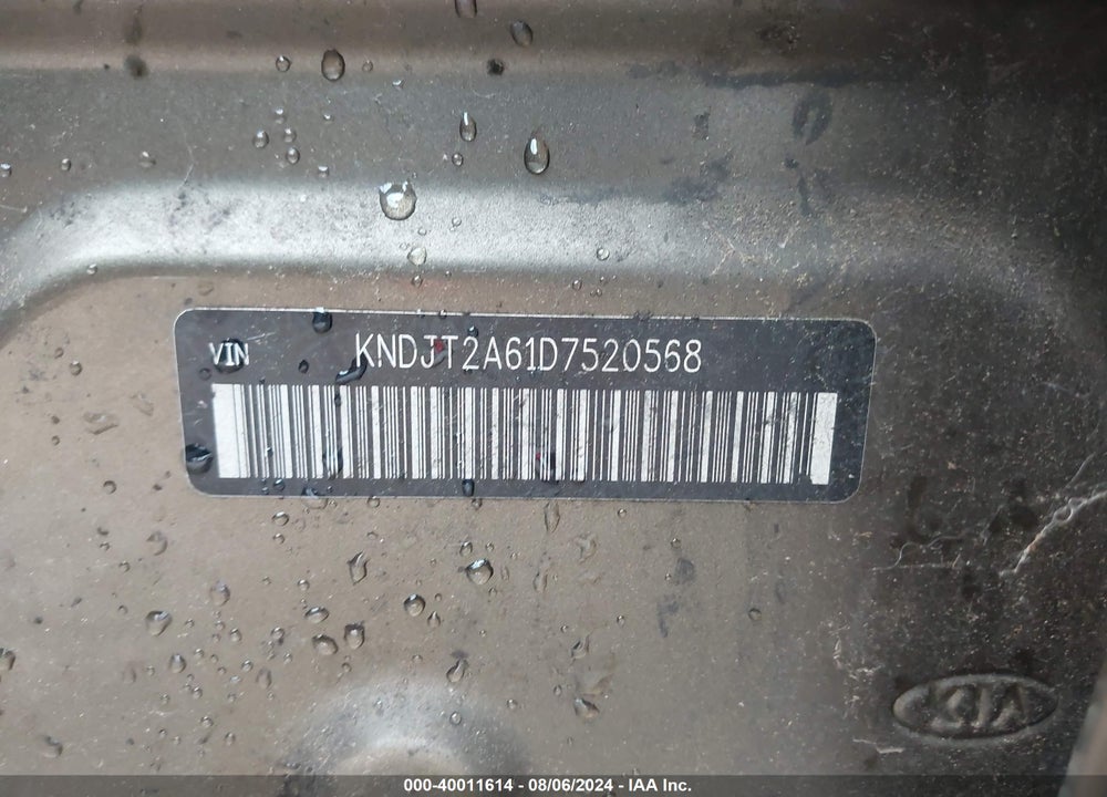 2013 KIA SOUL VIN: KNDJT2A61D7520568