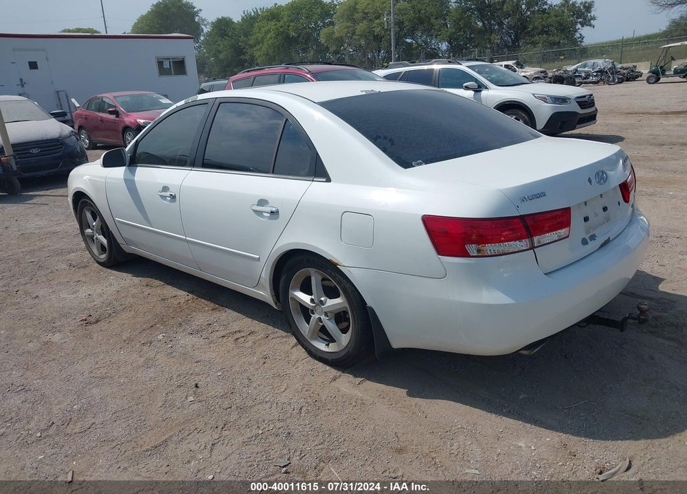 2006 HYUNDAI SONATA GLS V6/LX V6 VIN: 5NPEU46F86H092600