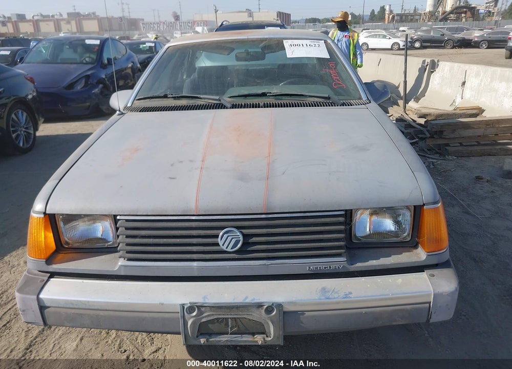 1984 MERCURY TOPAZ GS VIN: 1MEBP72R9EK613866