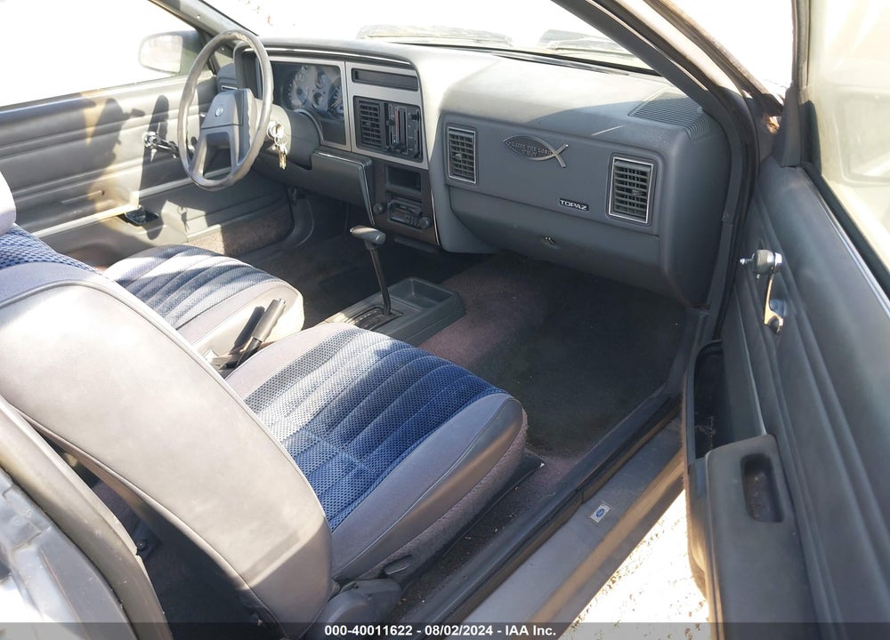 1984 MERCURY TOPAZ GS VIN: 1MEBP72R9EK613866