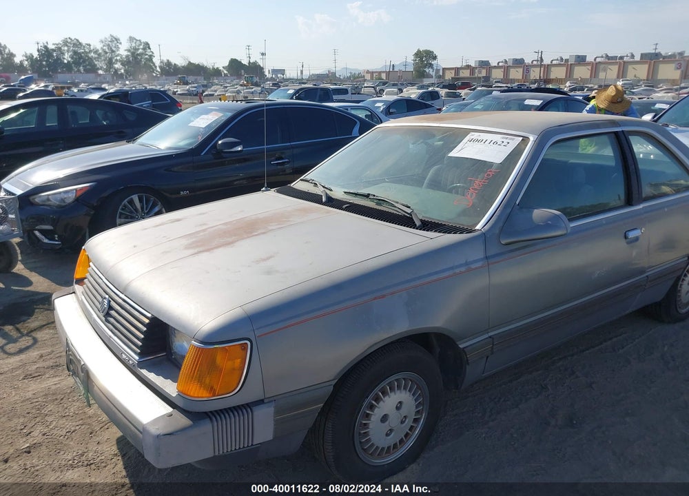 1984 MERCURY TOPAZ GS VIN: 1MEBP72R9EK613866