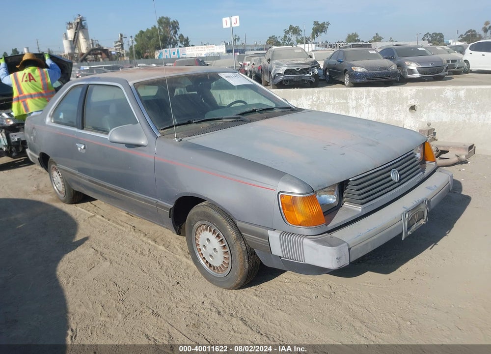 1984 MERCURY TOPAZ GS VIN: 1MEBP72R9EK613866