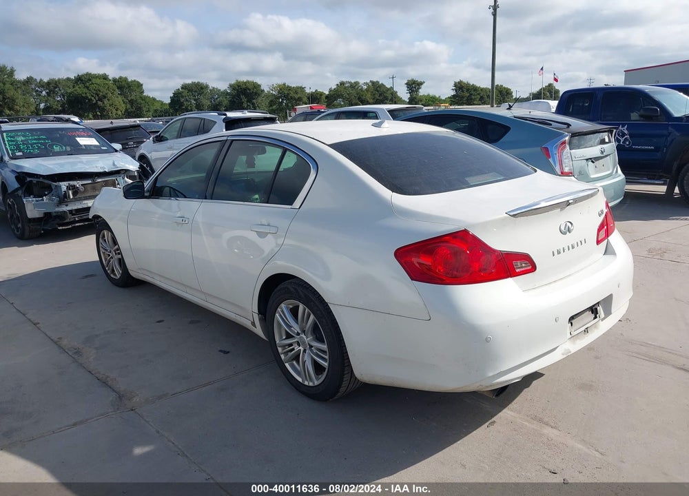 2011 INFINITI G37 JOURNEY VIN: JN1CV6AP5BM301732
