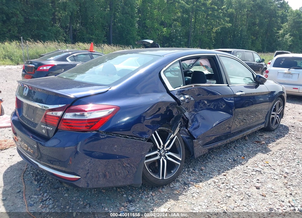 2016 HONDA ACCORD SPORT VIN: 1HGCR2F51GA183559