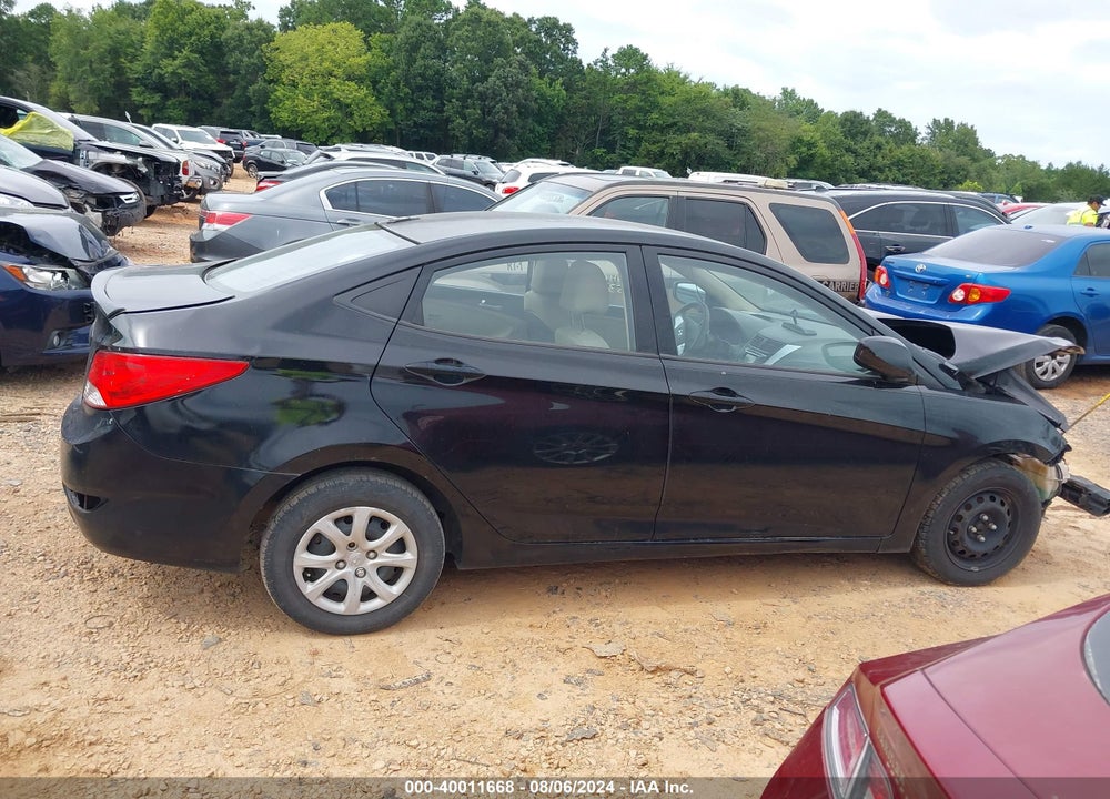 2012 HYUNDAI ACCENT GLS VIN: KMHCT4AE1CU052221
