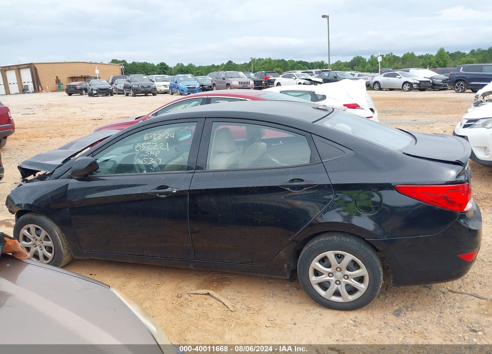 2012 HYUNDAI ACCENT GLS VIN: KMHCT4AE1CU052221