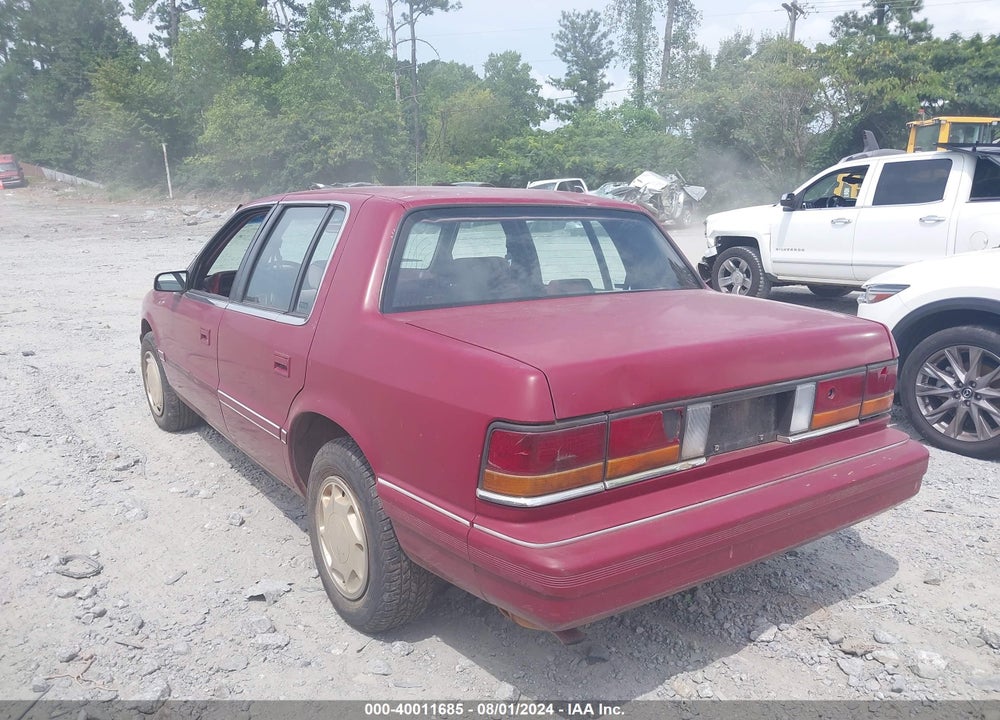 1991 DODGE SPIRIT VIN: 1B3XA46K1MF561730
