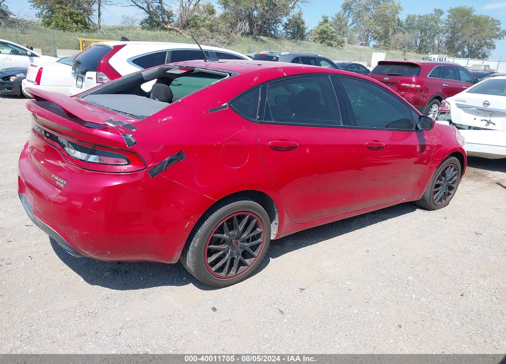 2013 DODGE DART RALLYE VIN: 1C3CDFBH0DD648884