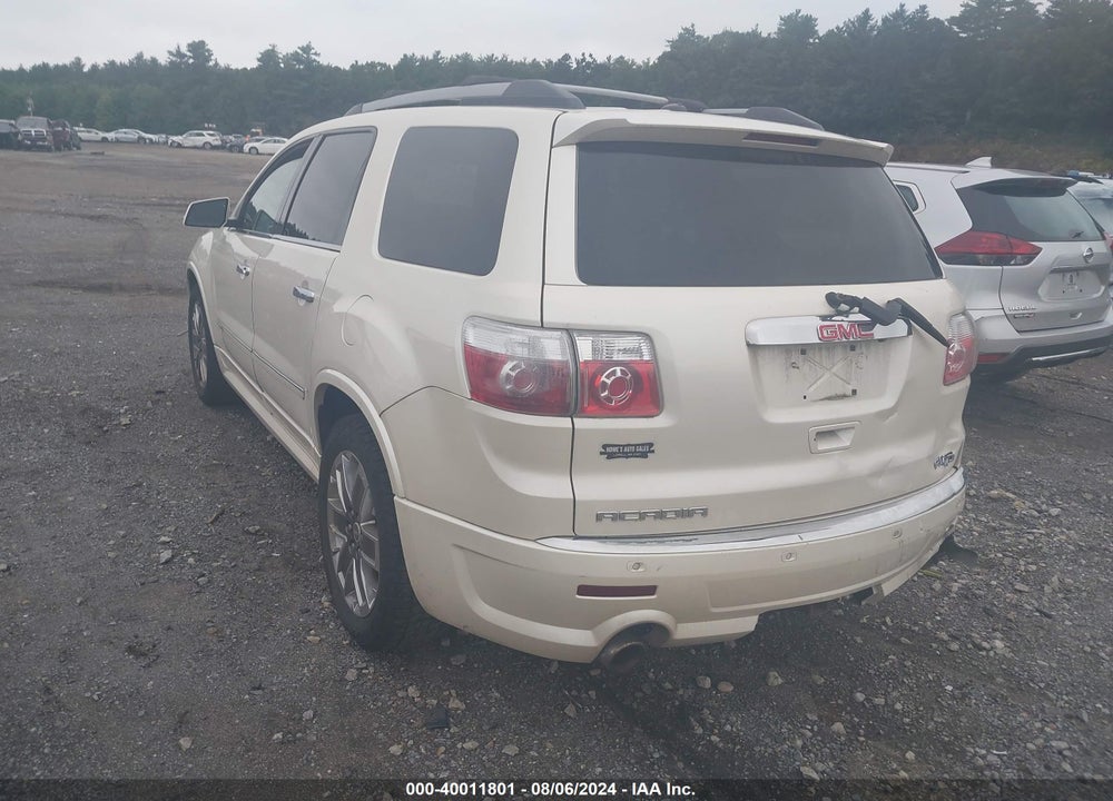 2011 GMC ACADIA DENALI VIN: 1GKKVTED8BJ398180