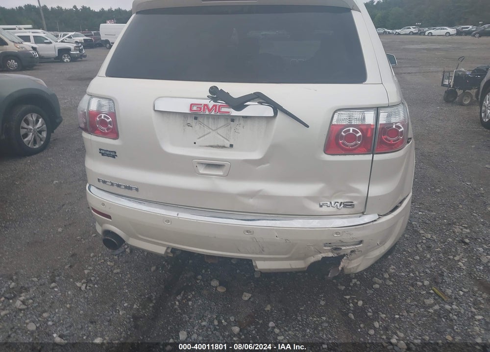 2011 GMC ACADIA DENALI VIN: 1GKKVTED8BJ398180