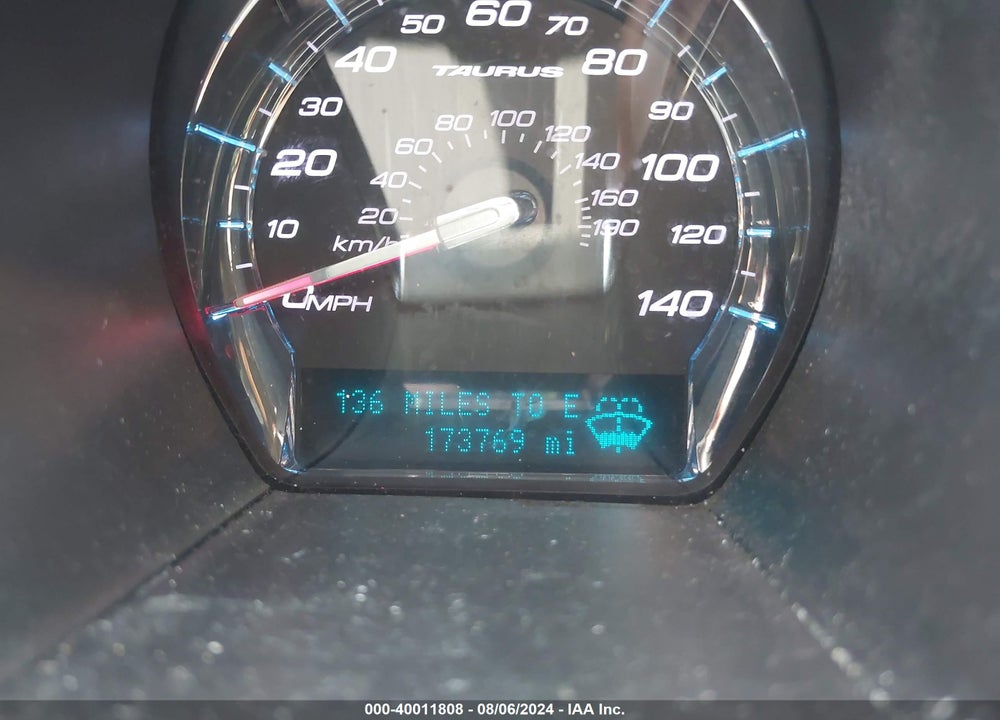 2011 FORD TAURUS SEL VIN: 1FAHP2EW2BG150019
